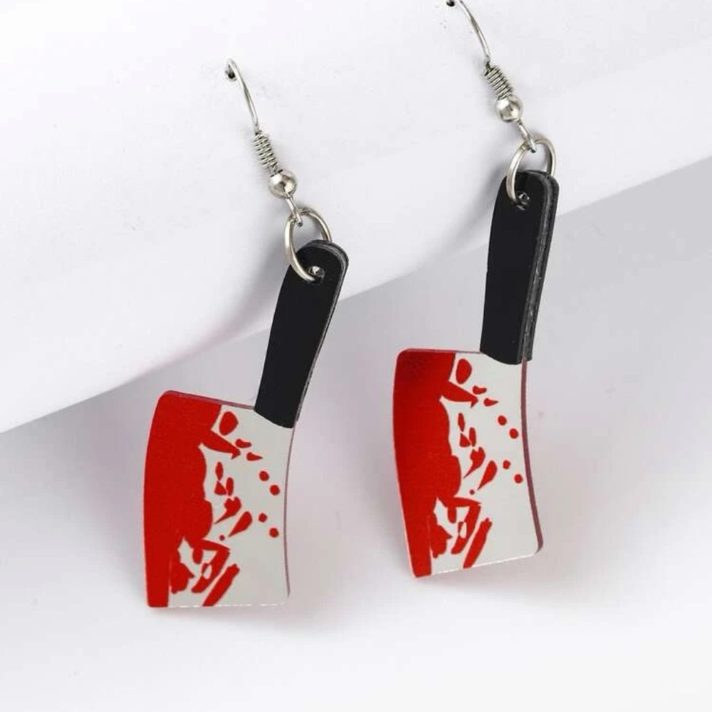 🌻 Butcher Knife Earrings 🩸 - Picture 2 of 4